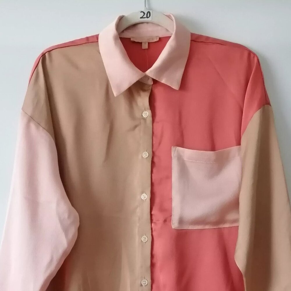 Nwt Evolutionary Multicolor Colorblock Drop Shoul… - image 2